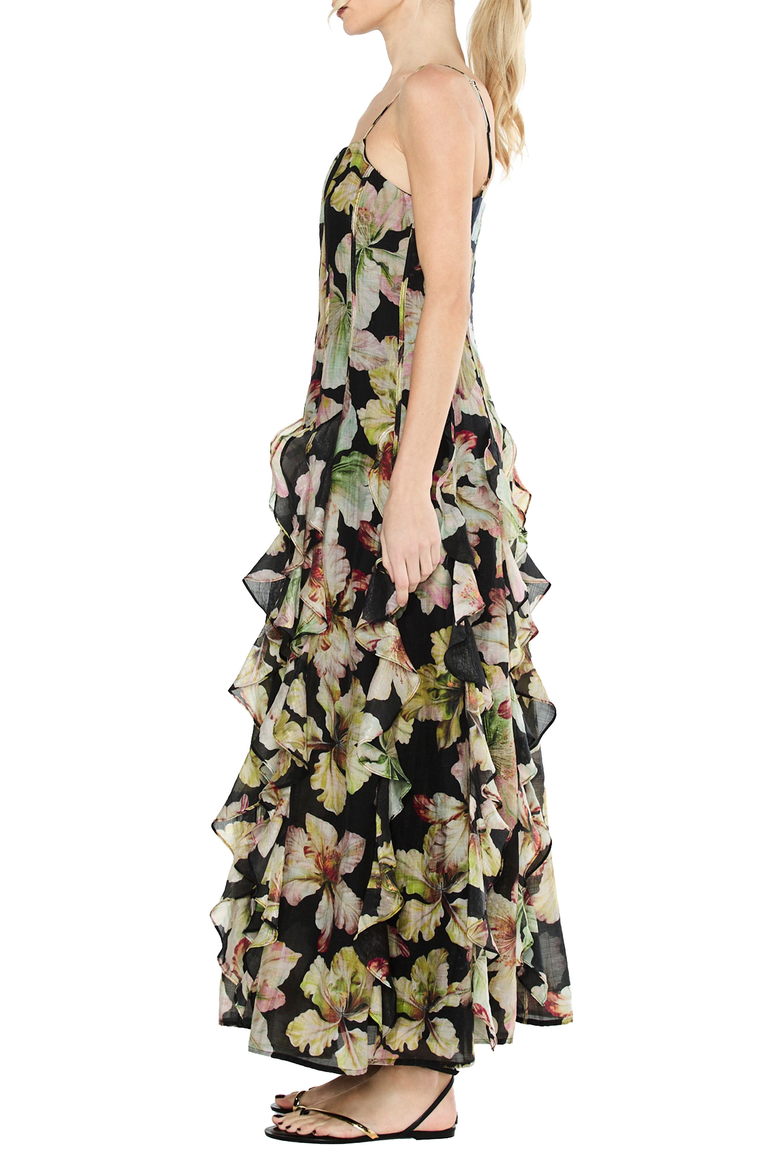 Loiselle Floral Ruffle Maxi Dress