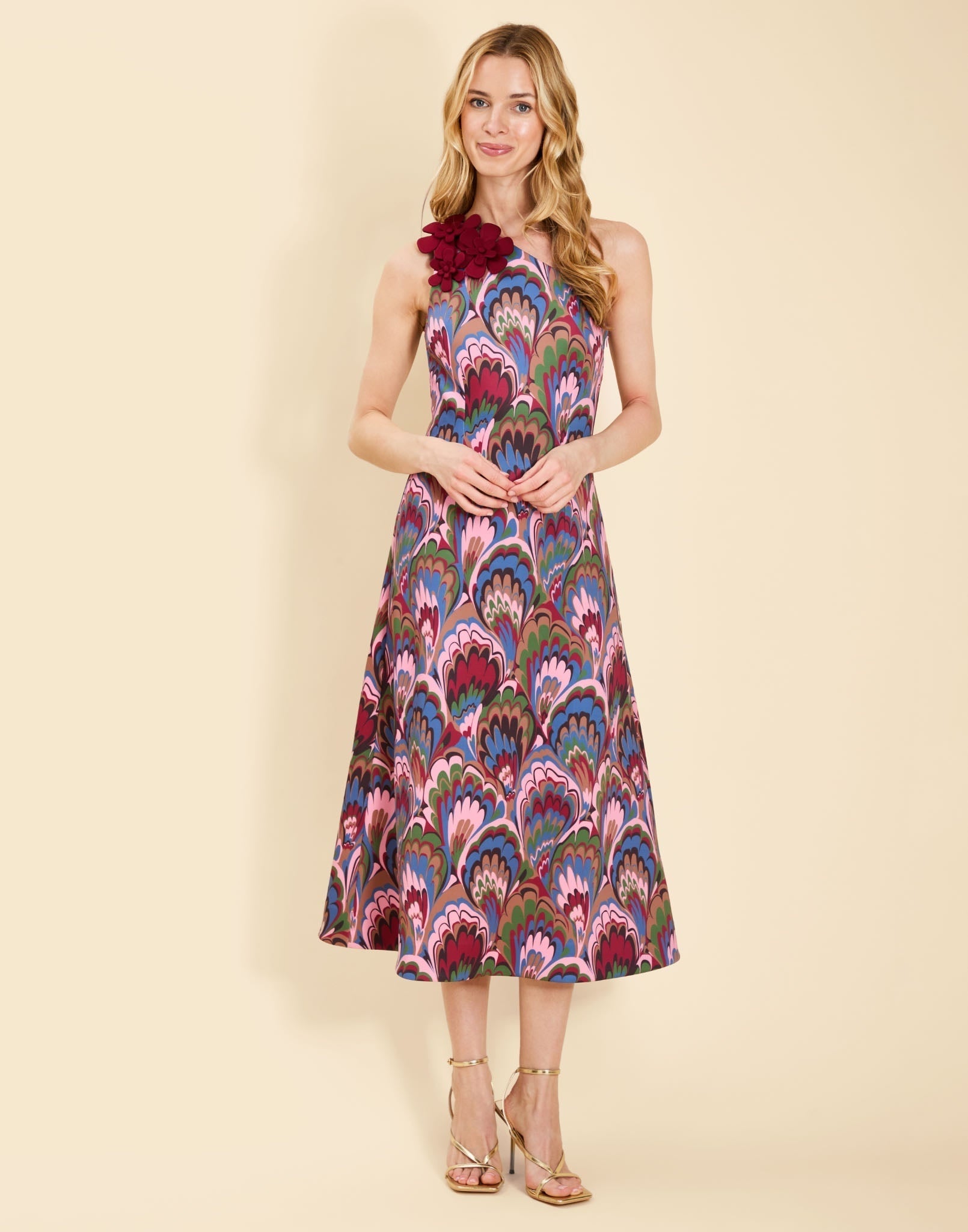 Annmarie Midi Dress, Twilight Marble
