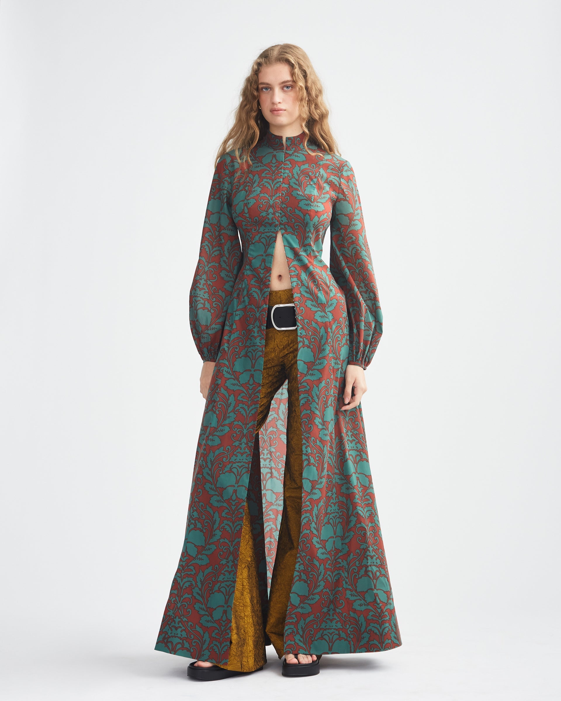 MOCK NECK DUSTER