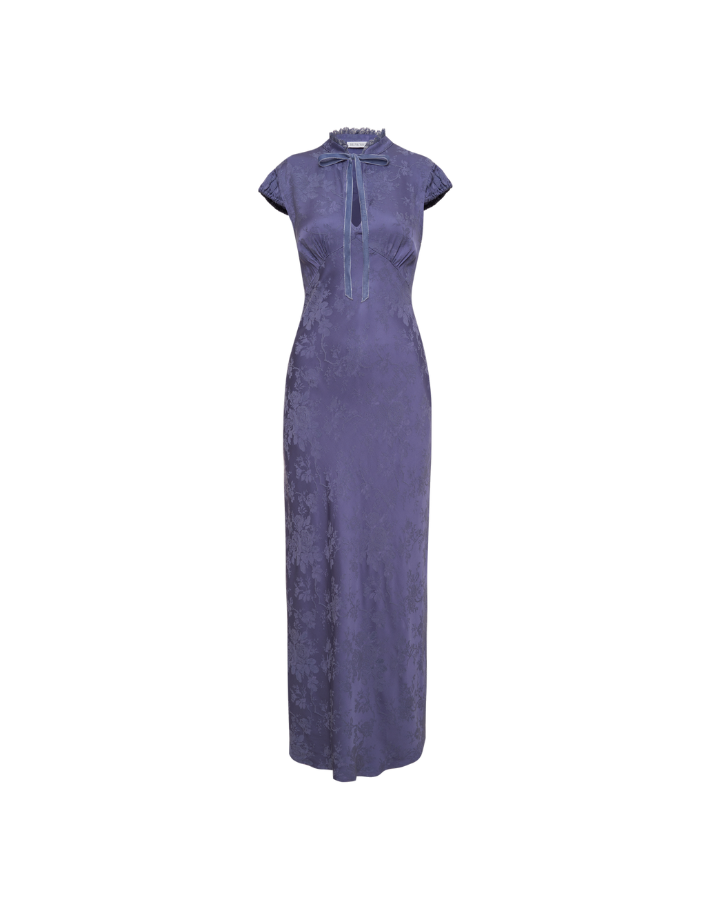 Portofino Maxi Dress | Indigo Jacquard