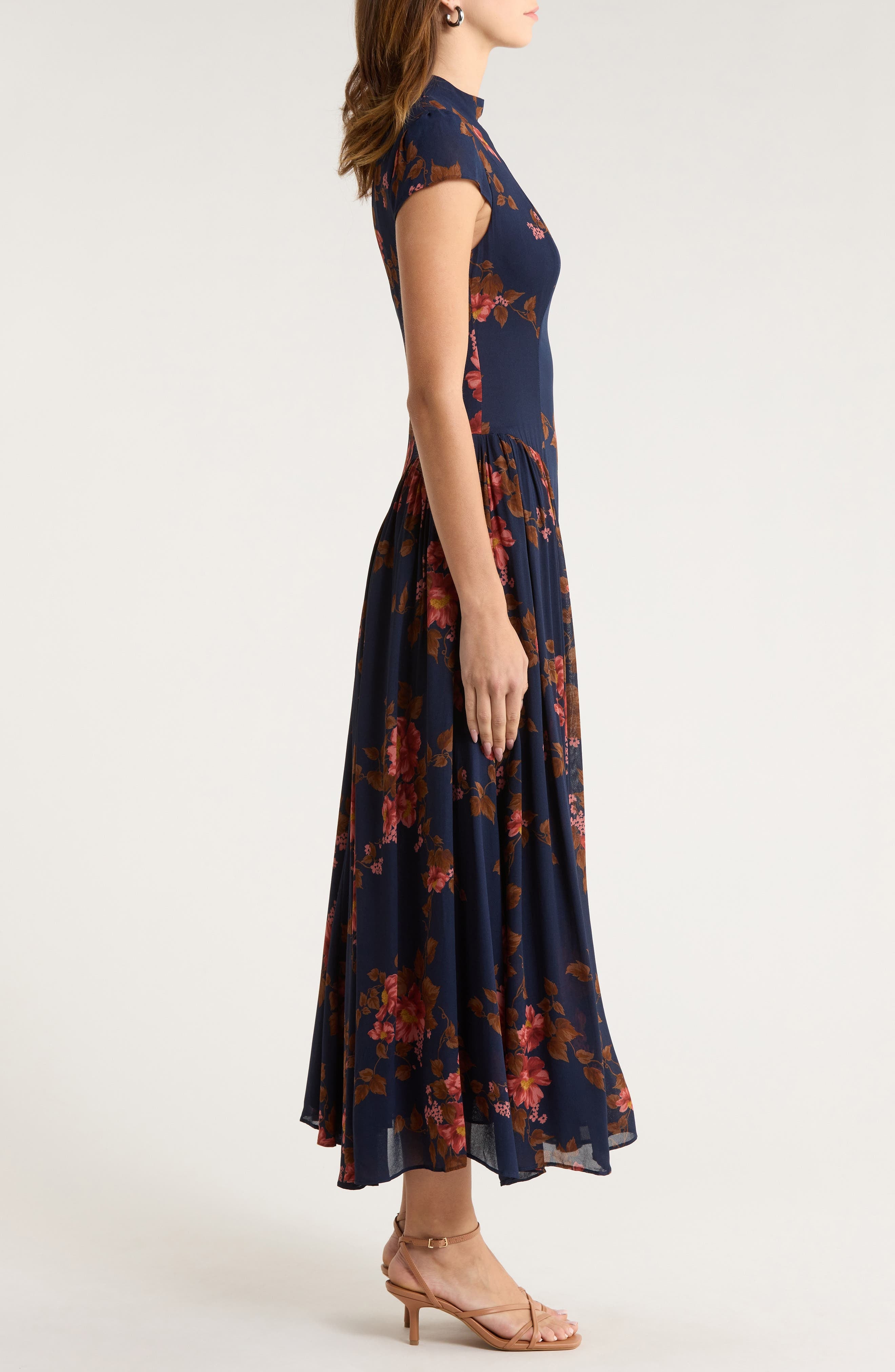 Maven Floral Print Maxi Dress