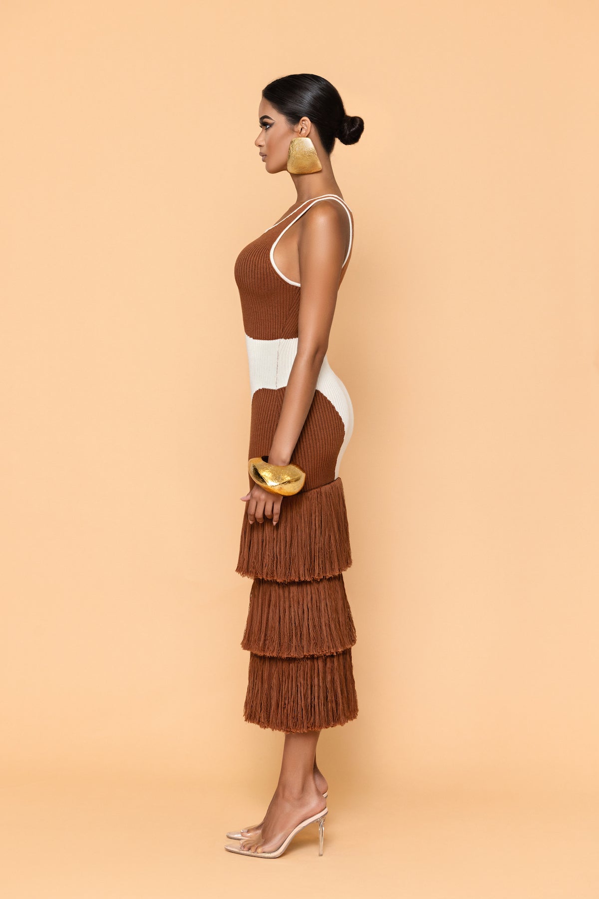 AZI DRESS CINNAMON