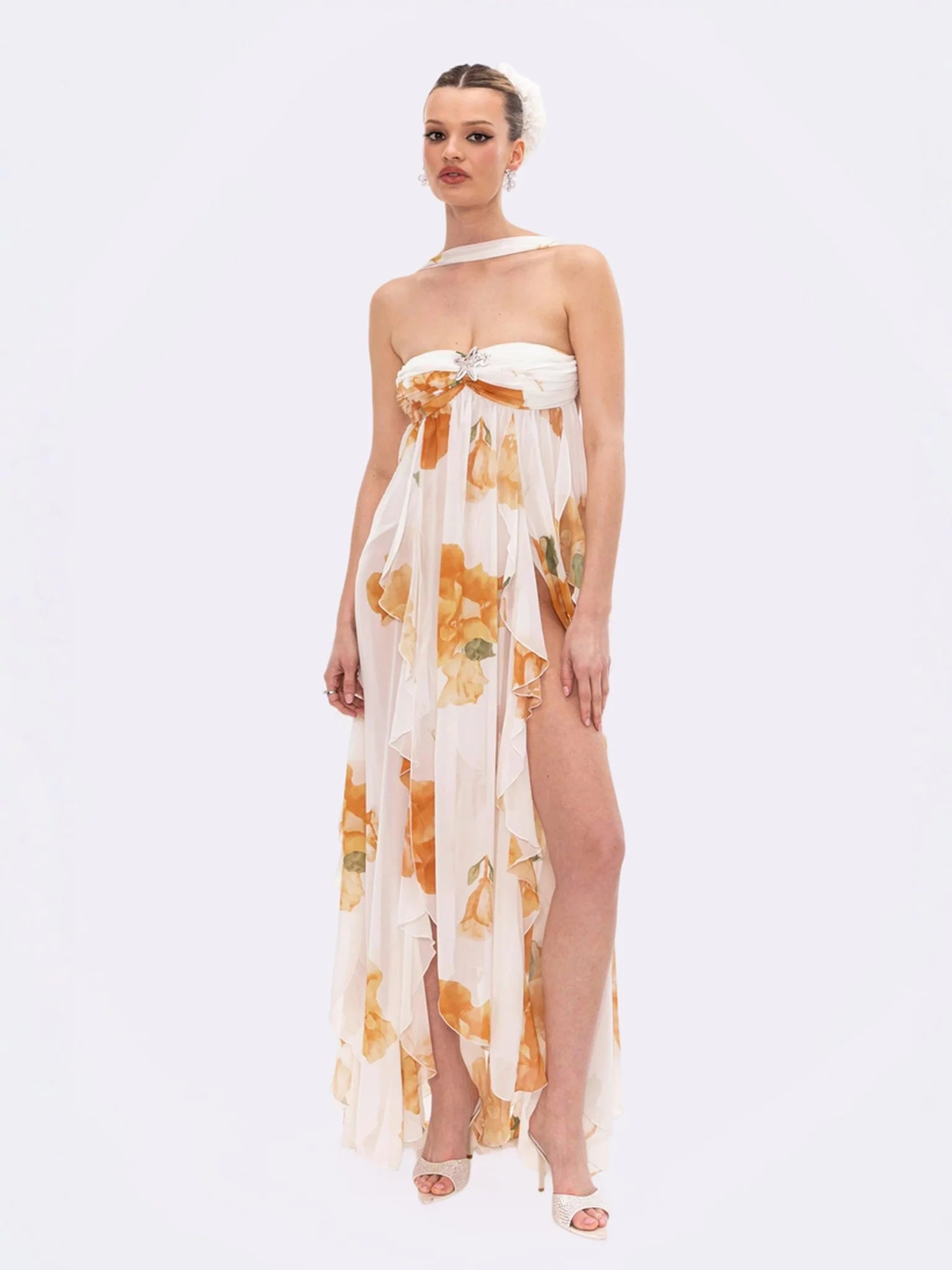 Mariah Dress: Floral Maxi Dress