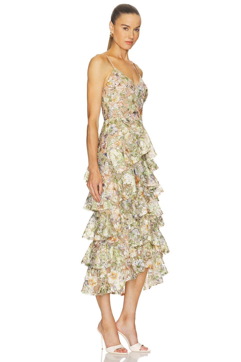 Saffron Floral Dress