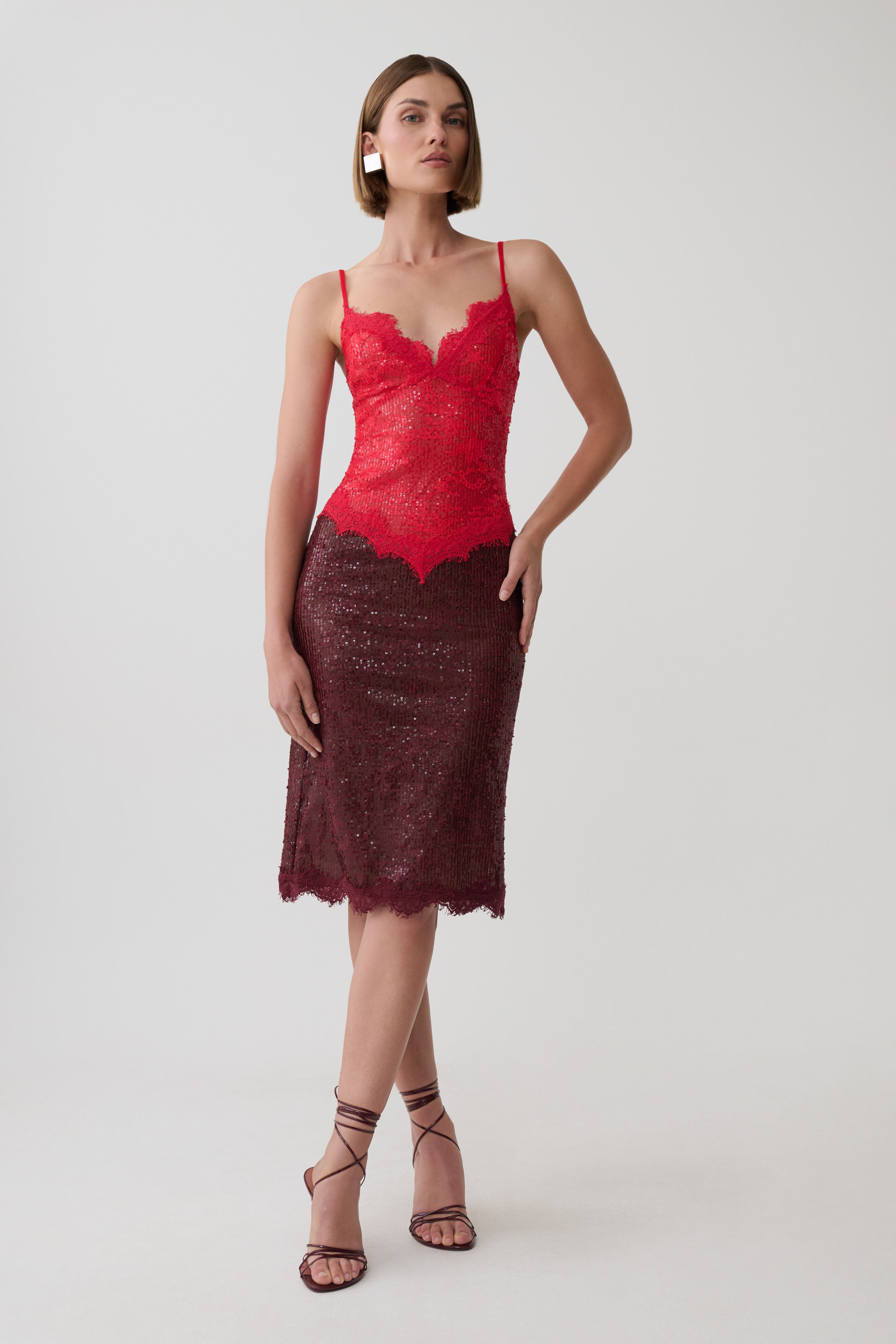 Jaimee Lace Midi Dress
