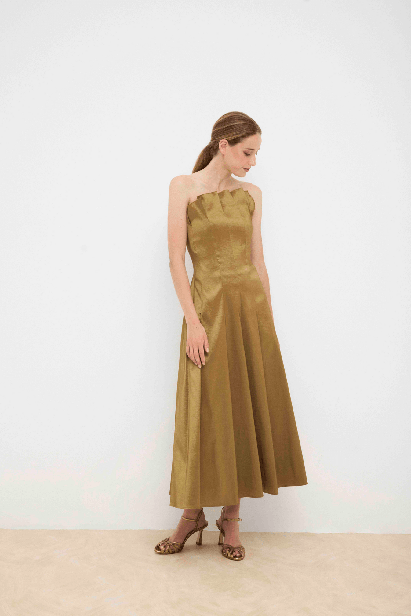 CORDELIA Dress Olive