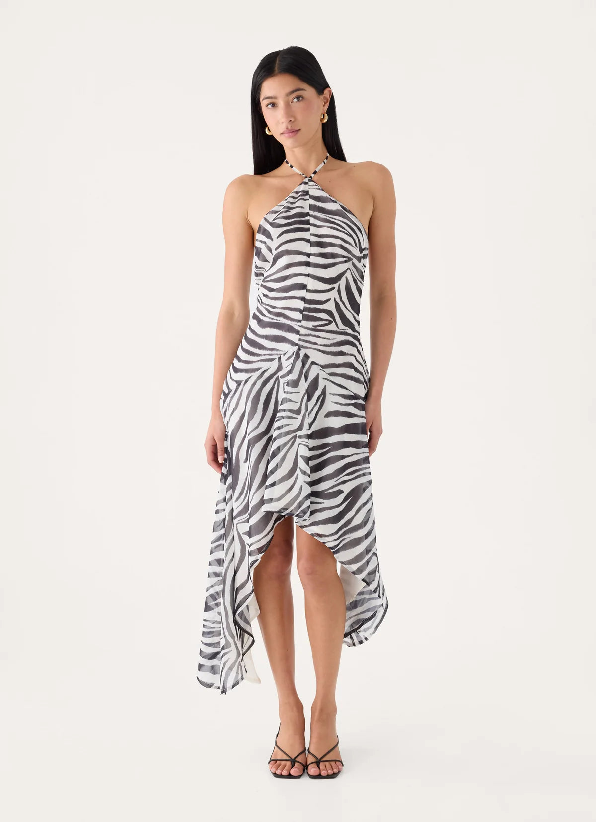 Tunelia Asymmetric Midi Dress