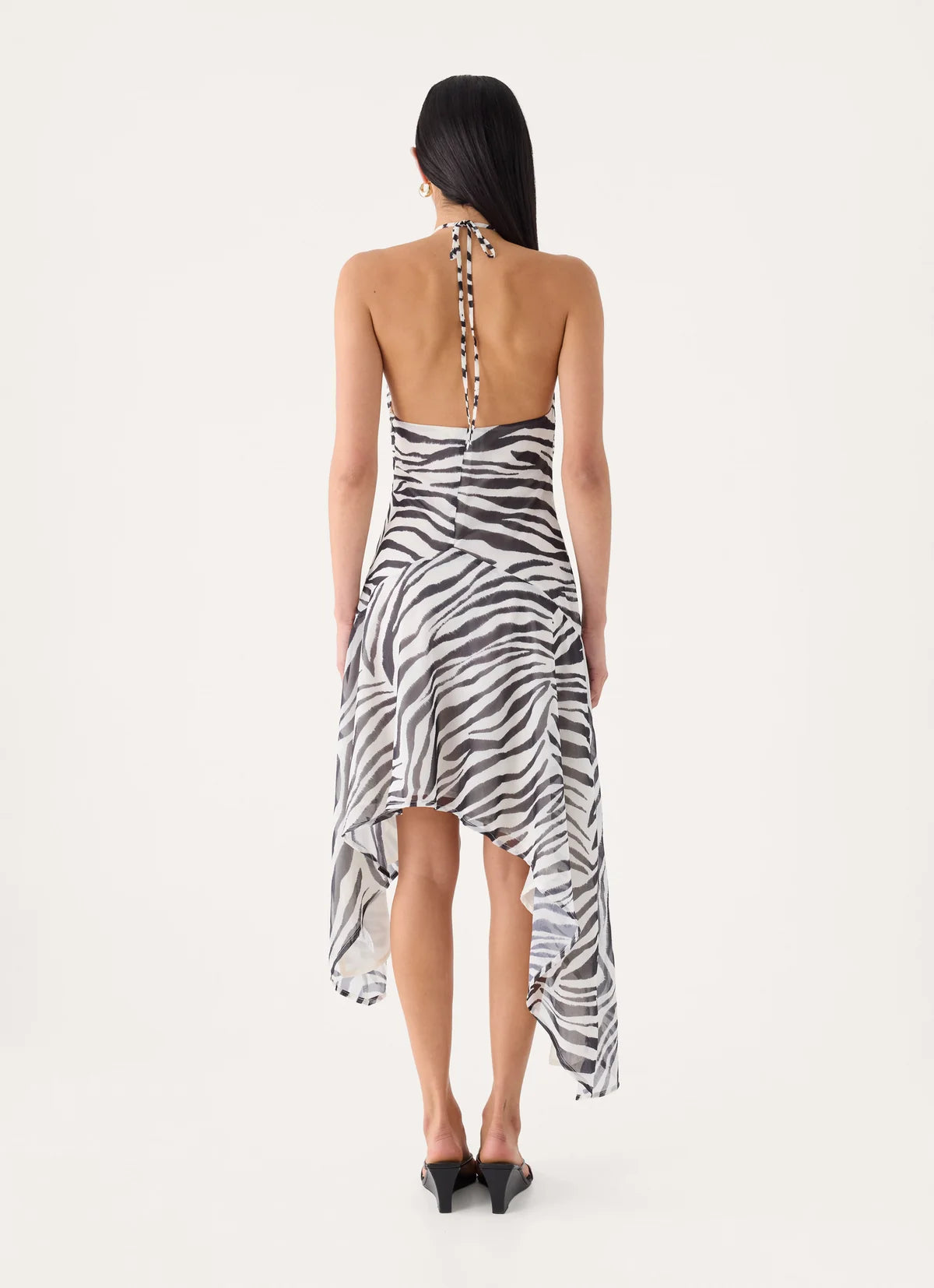 Tunelia Asymmetric Midi Dress