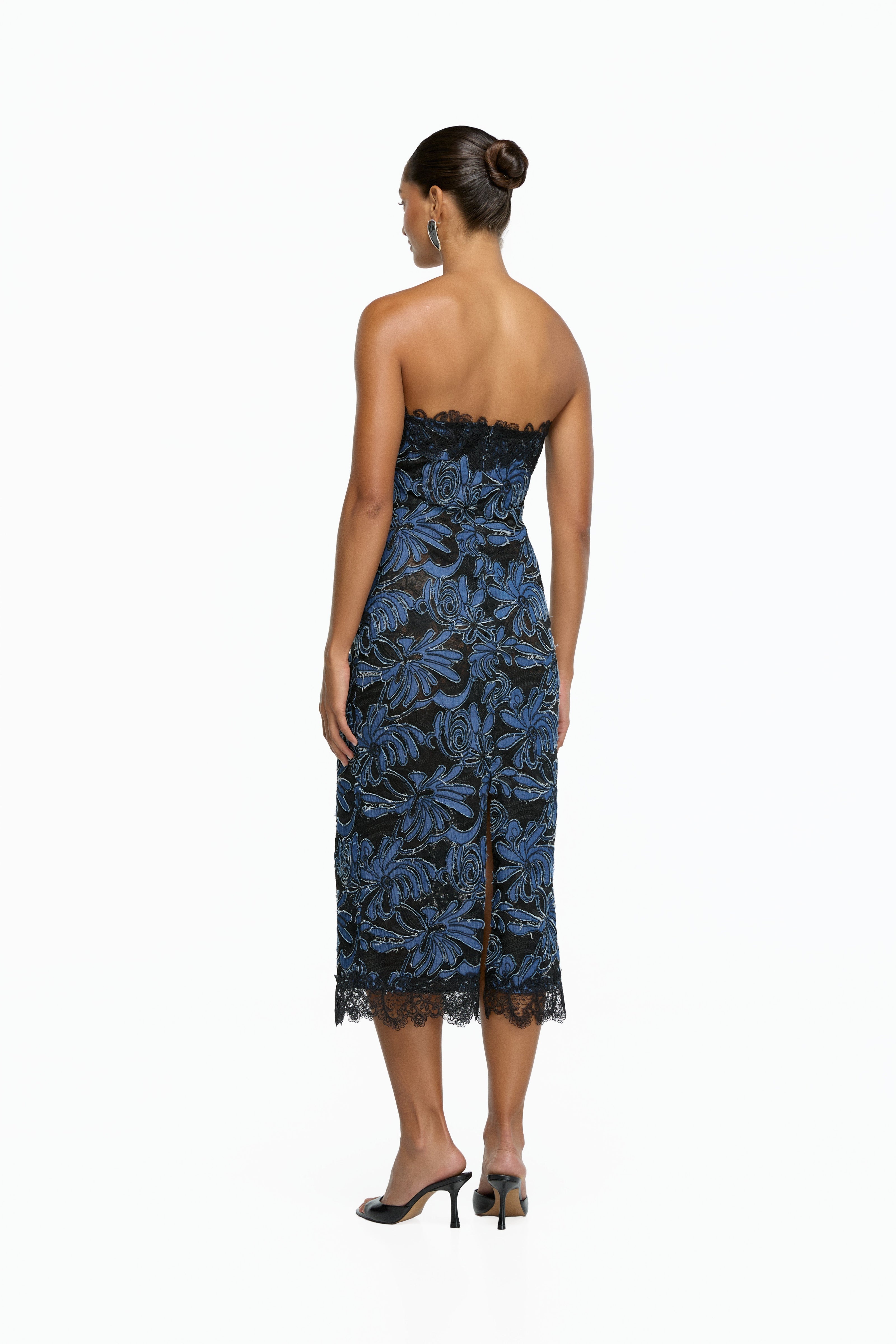 PANDORA MIDI DRESS NAVY