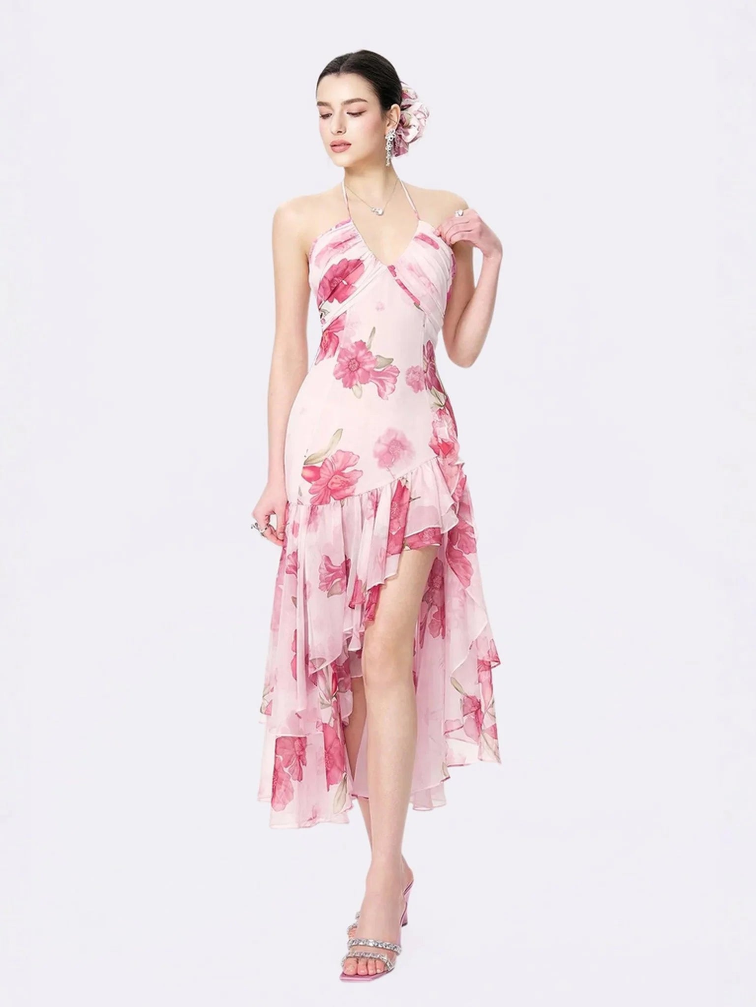 Vivienne Dress: Pink Dress for Garden Wedding Guest | Nana Jacqueline