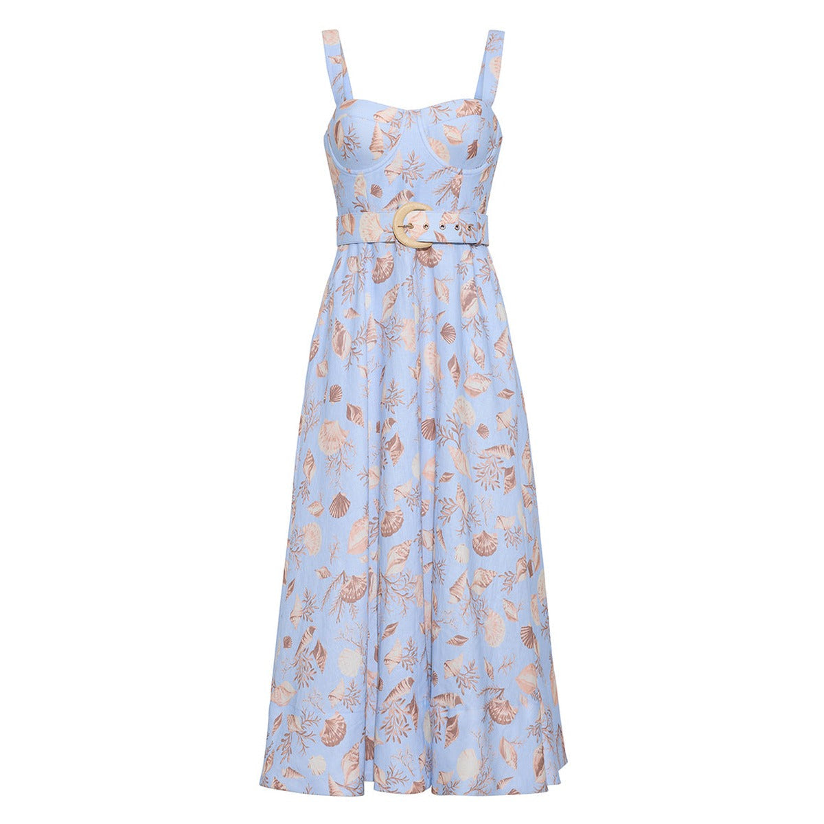 Calypso Dress in Seashell Sky