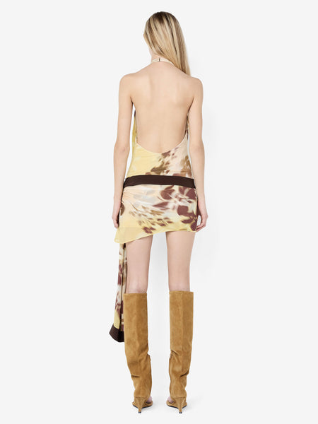 BLAISE HALTER MINI DRESS - PALMERA FLORAL