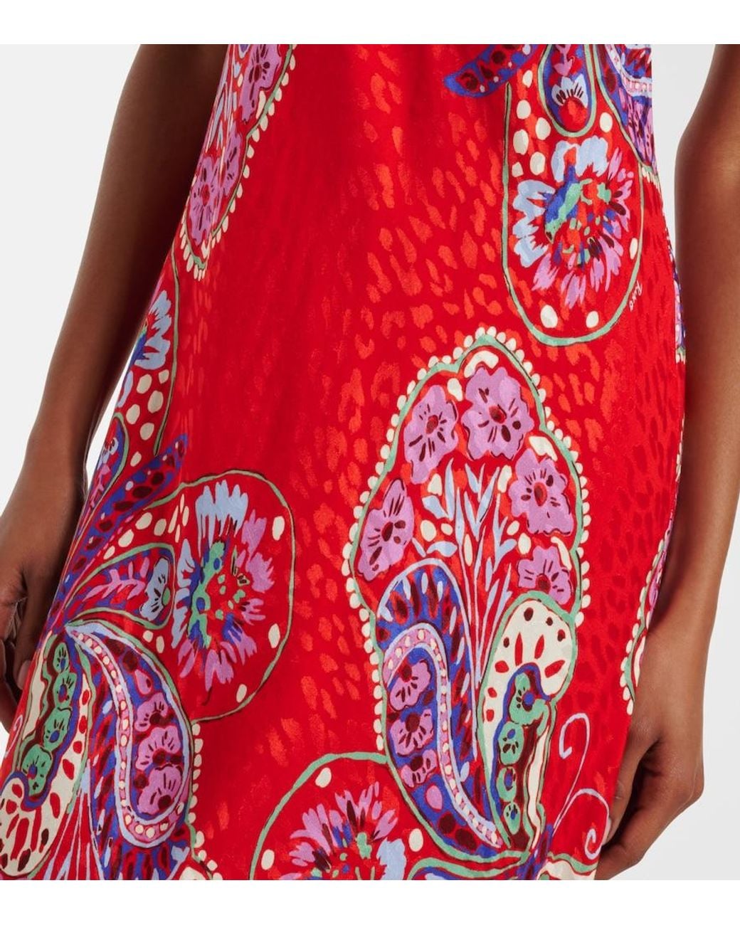 Maura Printed Halterneck Maxi Dress