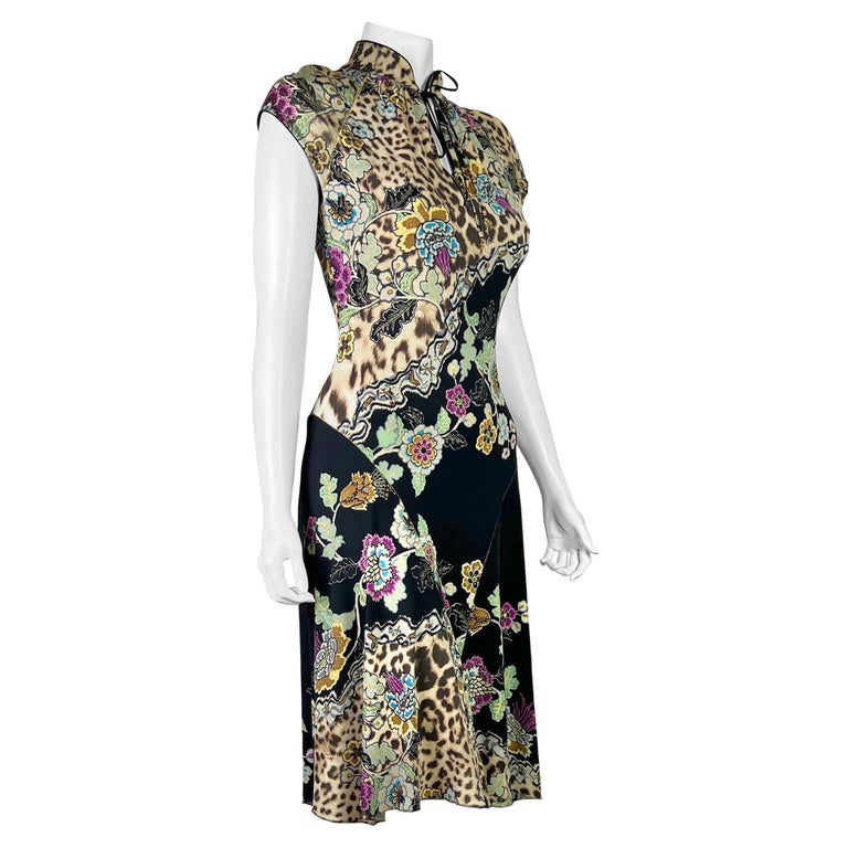 SS 2003 Roberto Cavalli Chinoiserie Dress