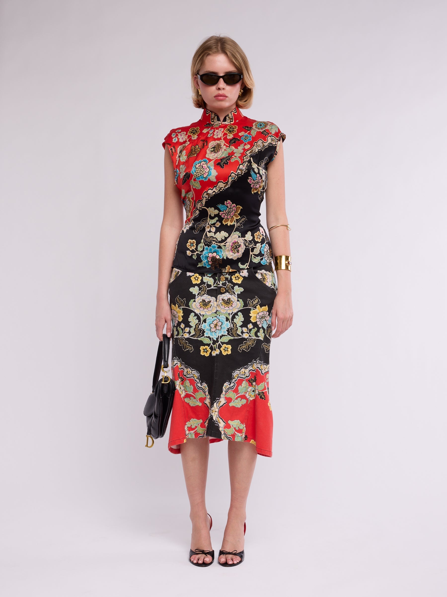 Roberto Cavalli SS 2003 Chinoiserie Set