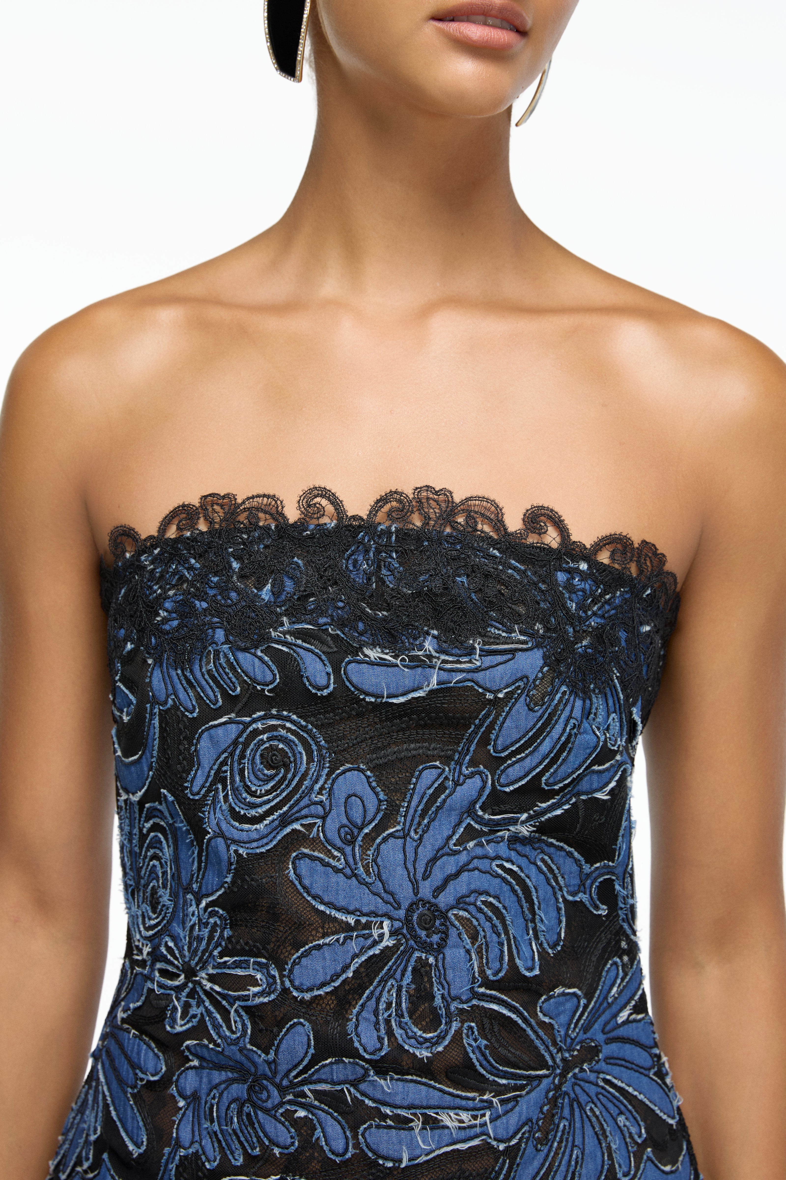 PANDORA MIDI DRESS NAVY