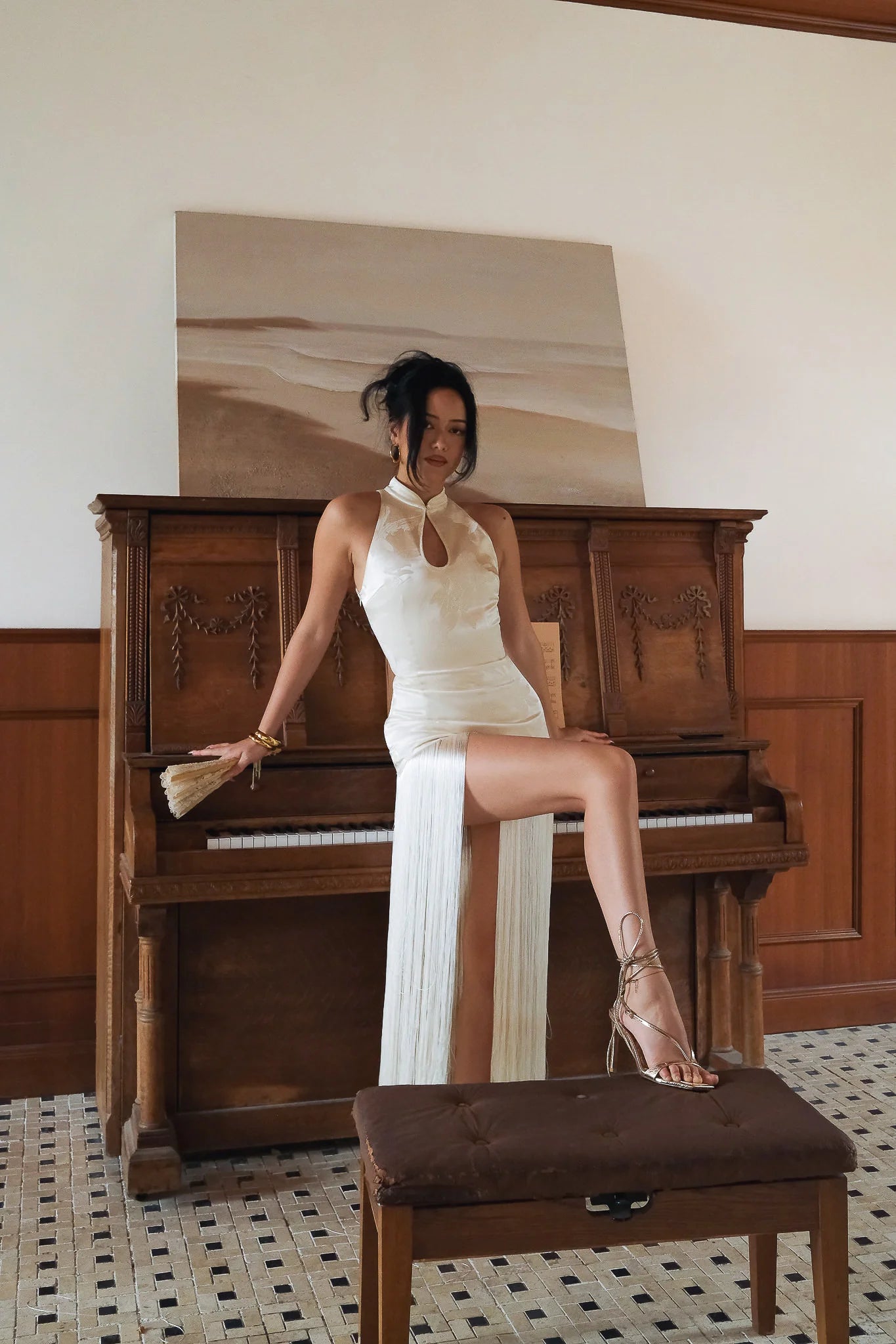 Shii Dress in Cream
