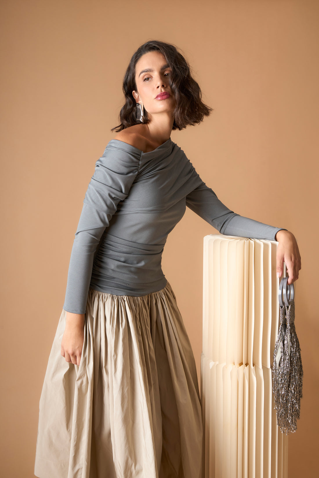 LIRIAN DRESS GREY