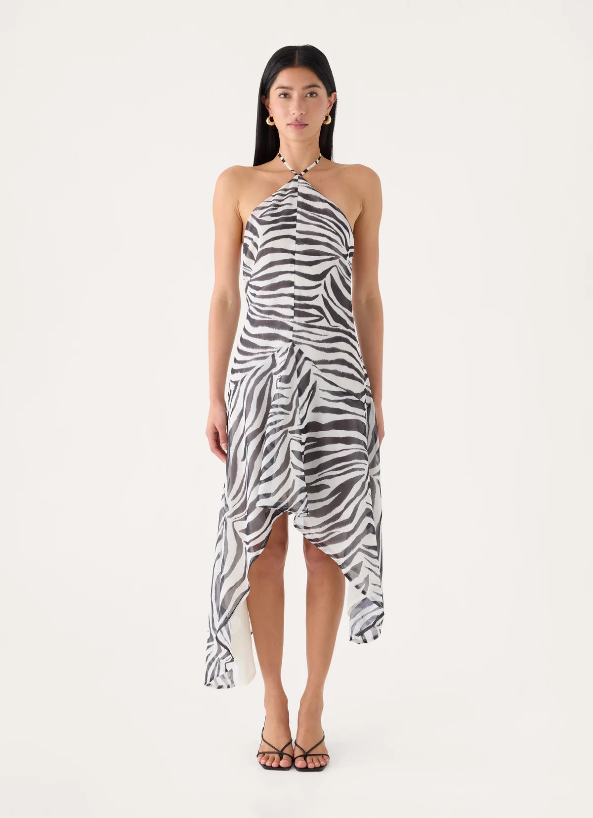 Tunelia Asymmetric Midi Dress