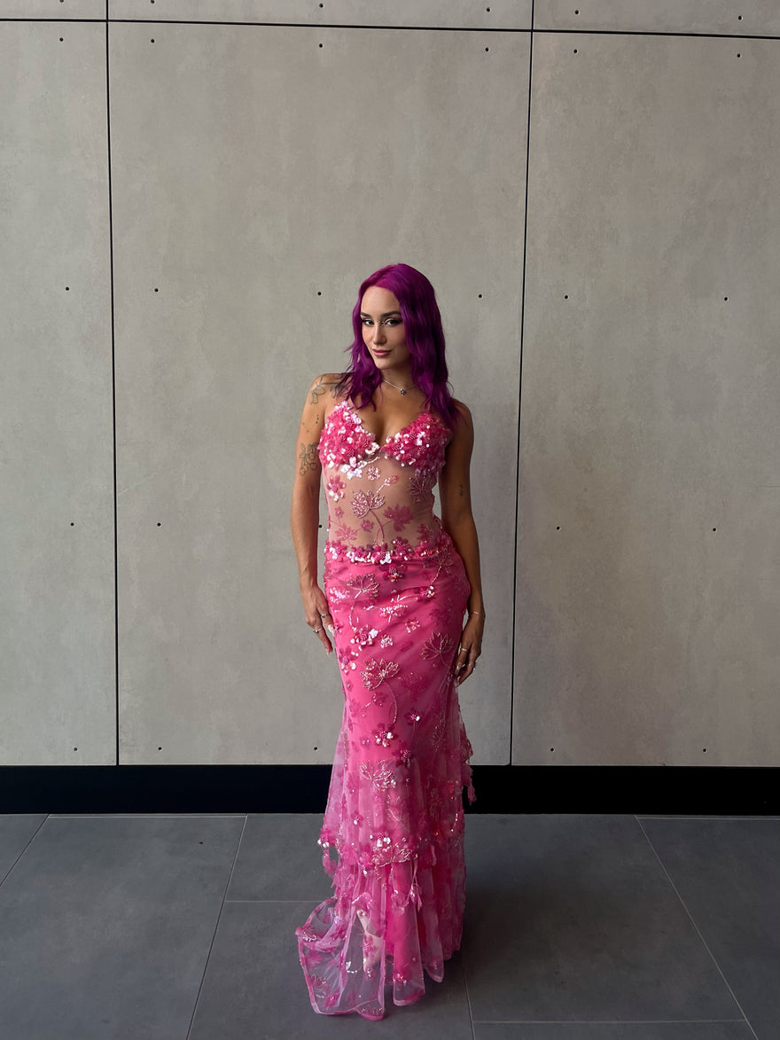 Cha Collective - Dahlia Maxi in Pink