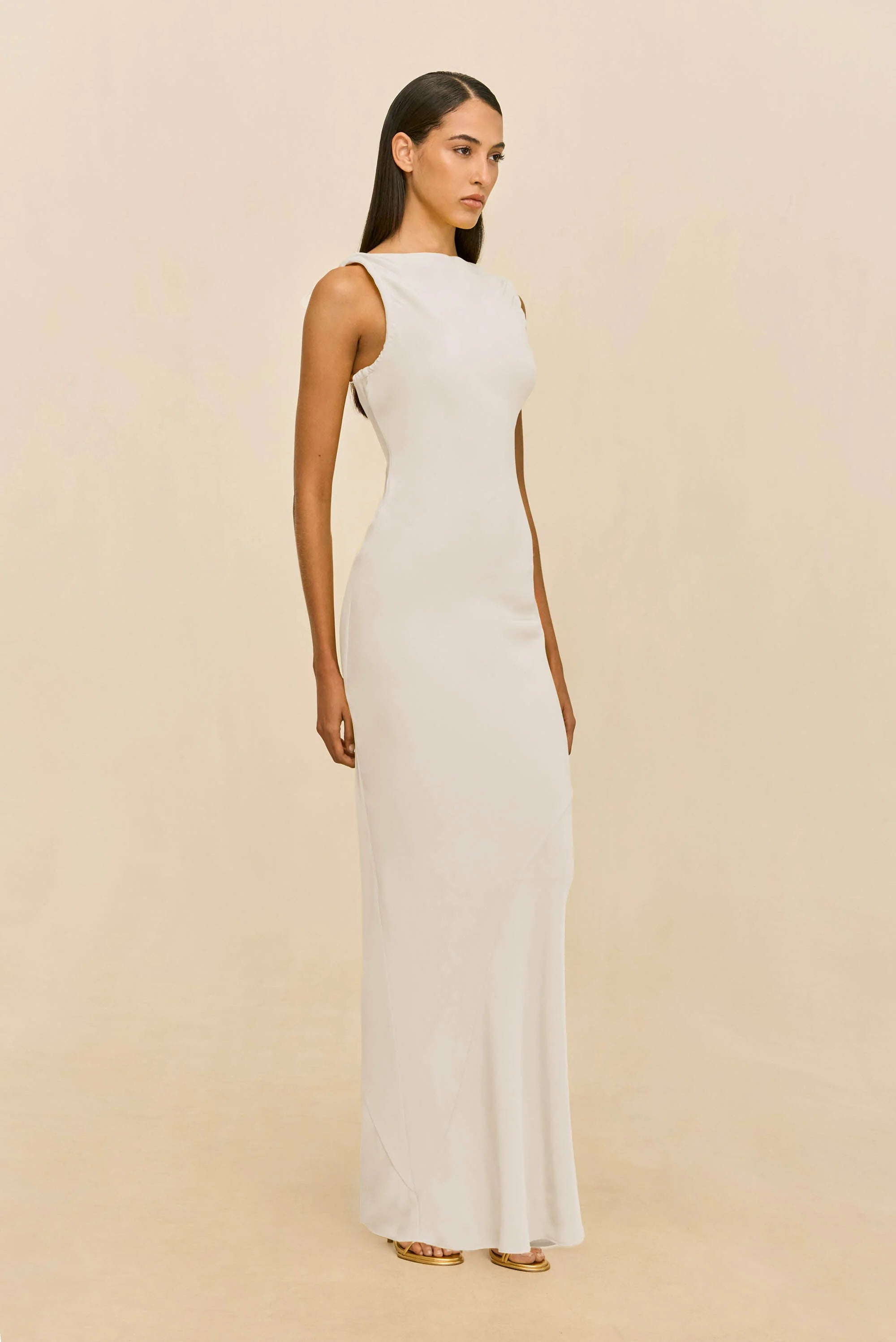 CELESTINA GOWN - OFF WHITE