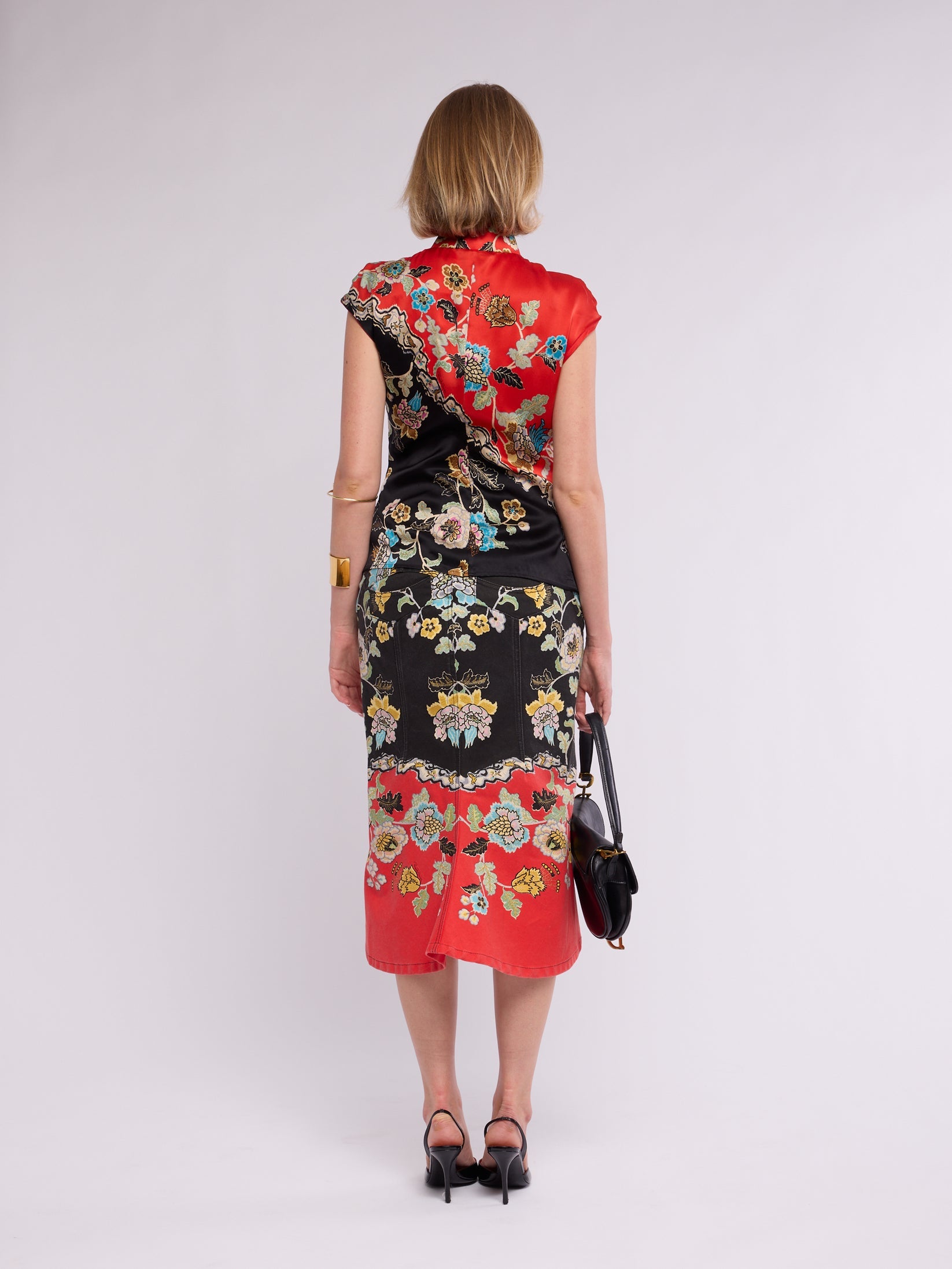 Roberto Cavalli SS 2003 Chinoiserie Set