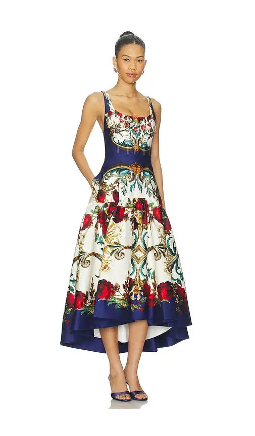 Diana Structured Midi Dress