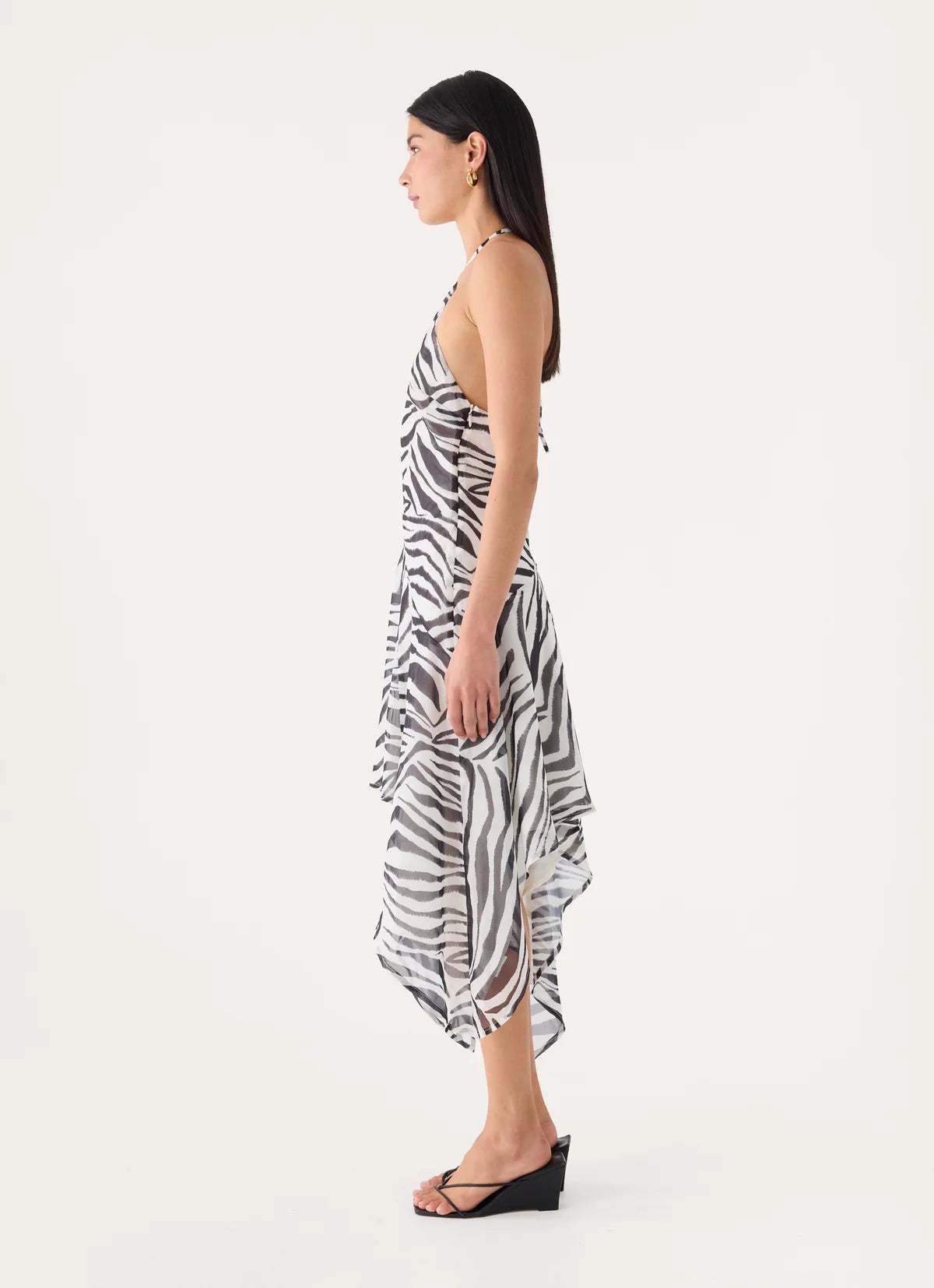 Tunelia Asymmetric Midi Dress