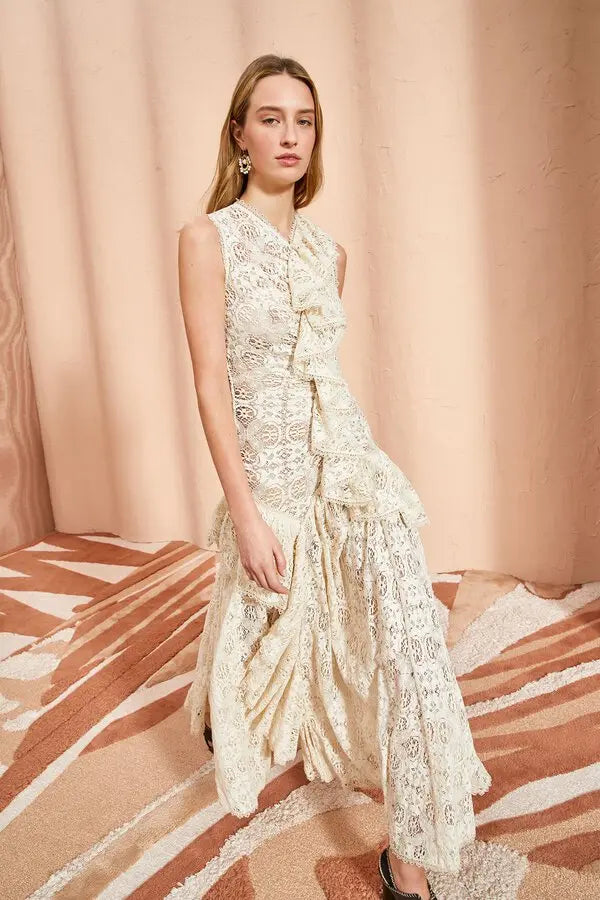 Odile Dress - Chalk