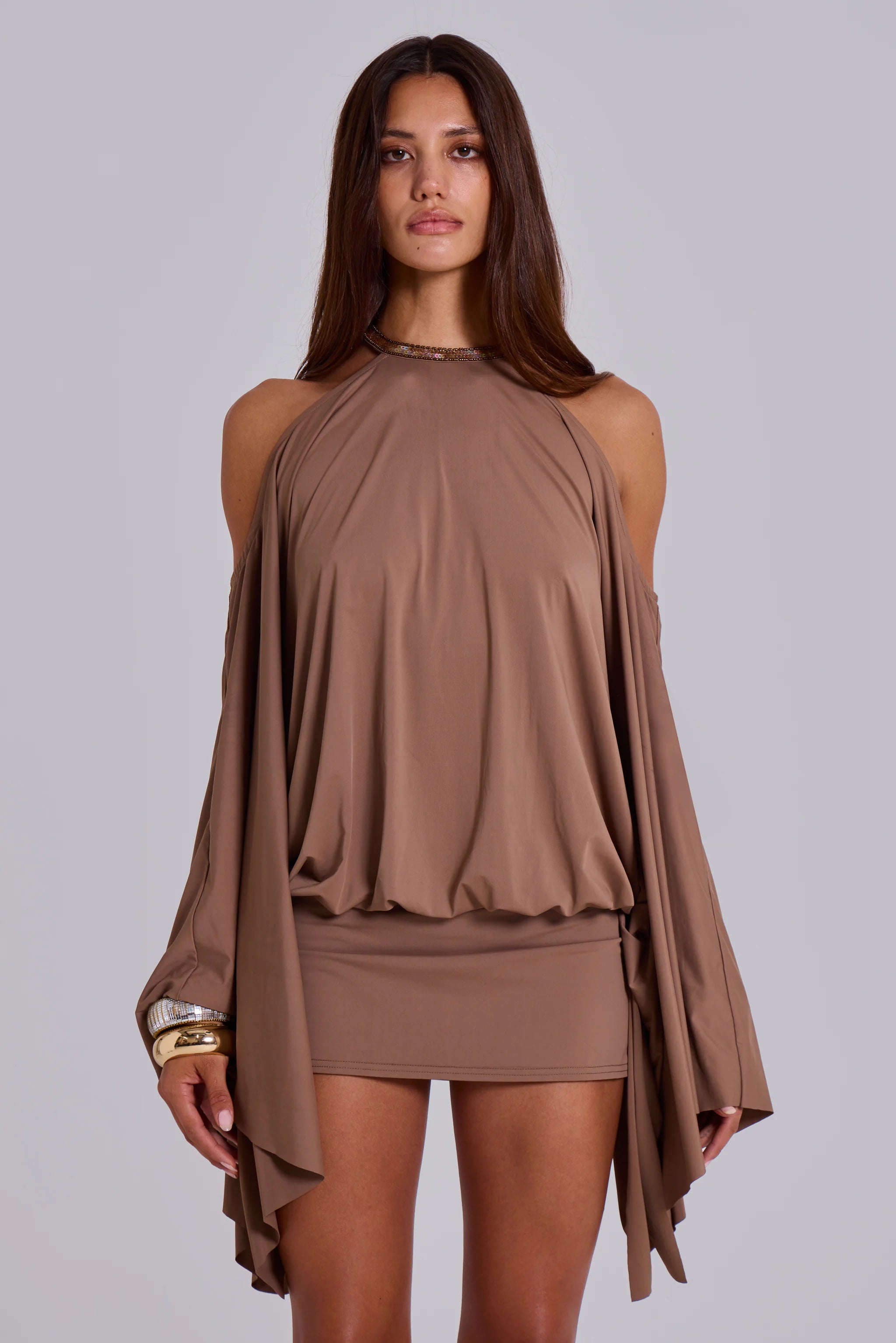 Alula Embellished Butterfly Mini Dress