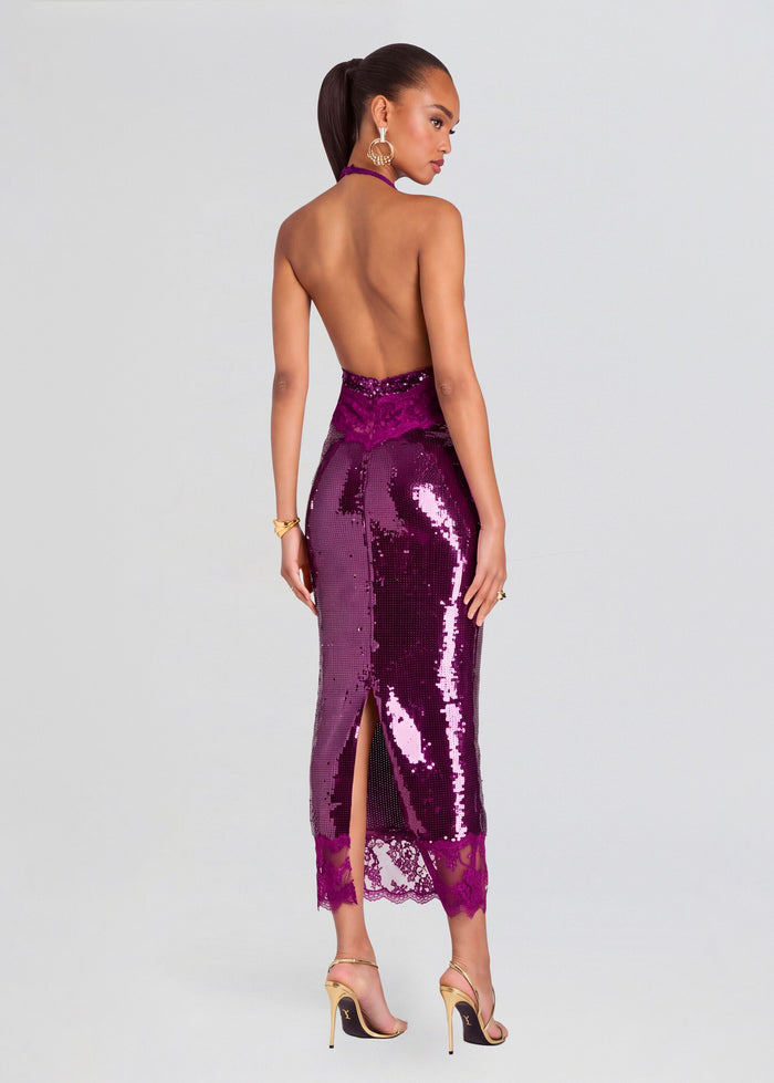 Vicky Sequin Lace Dress