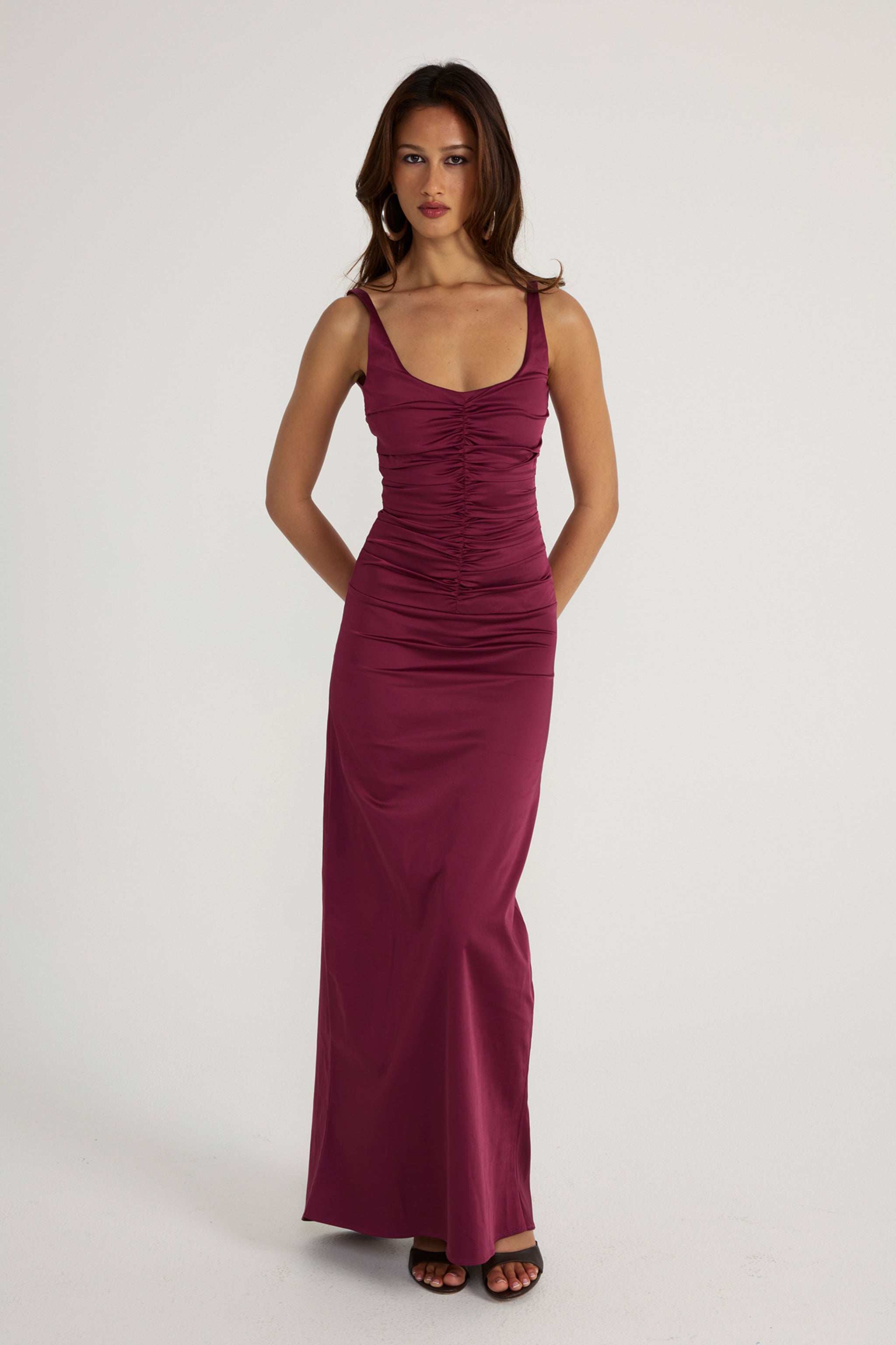 Atlein Gown - Plum