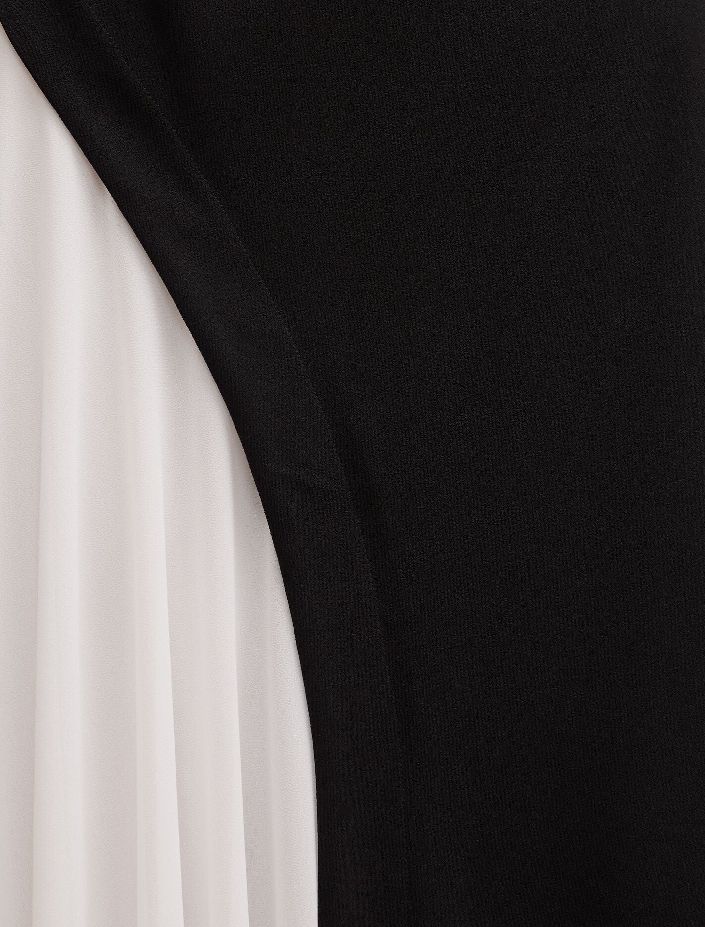 Candace Halter Contrast Maxi Dress