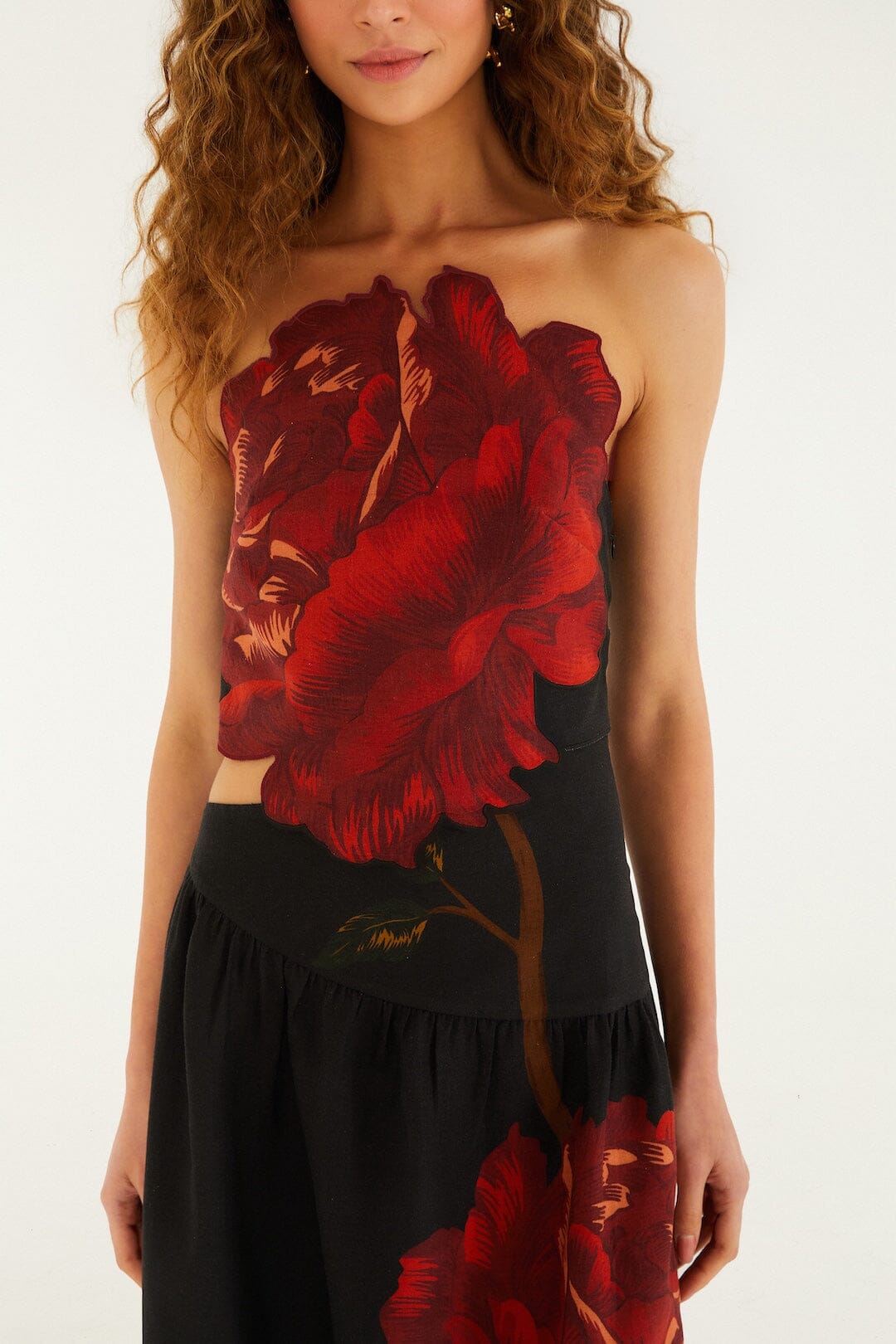 Black Rosalia Artisanal Midi Dress