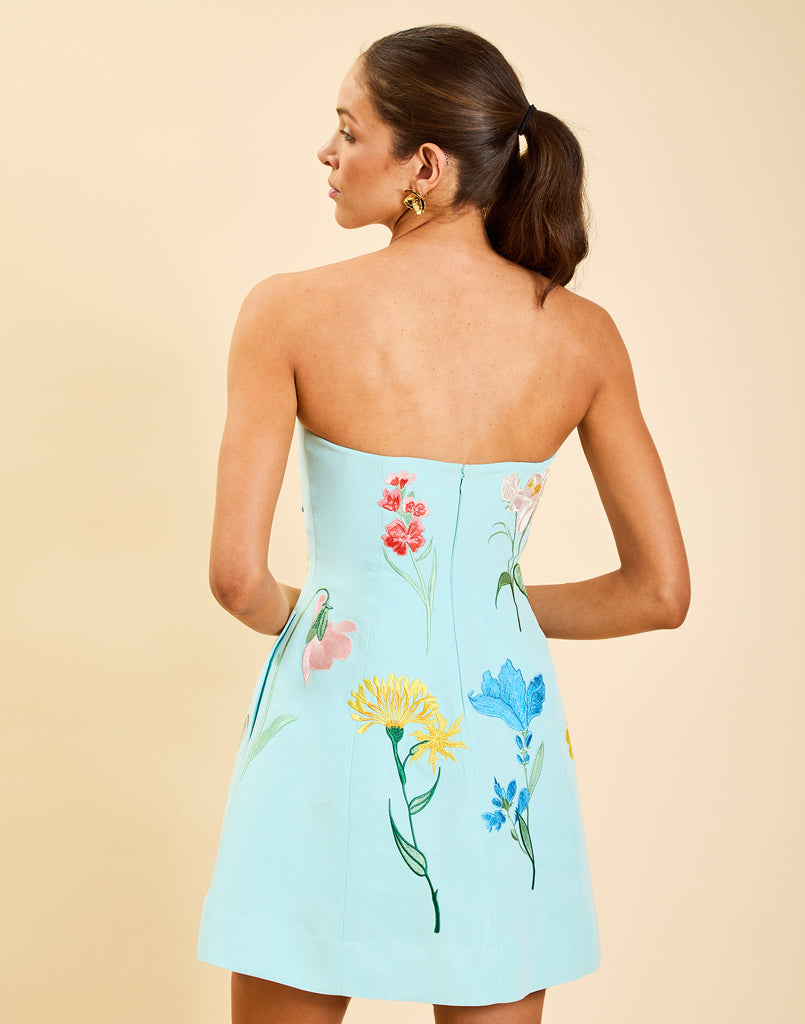 Samar Convertible Bow Mini Dress