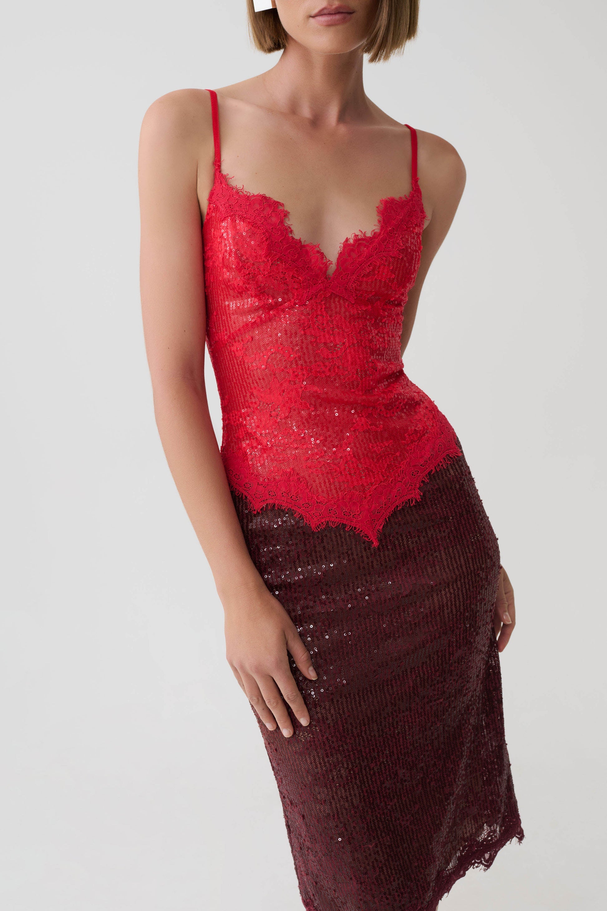 Jaimee Lace Midi Dress