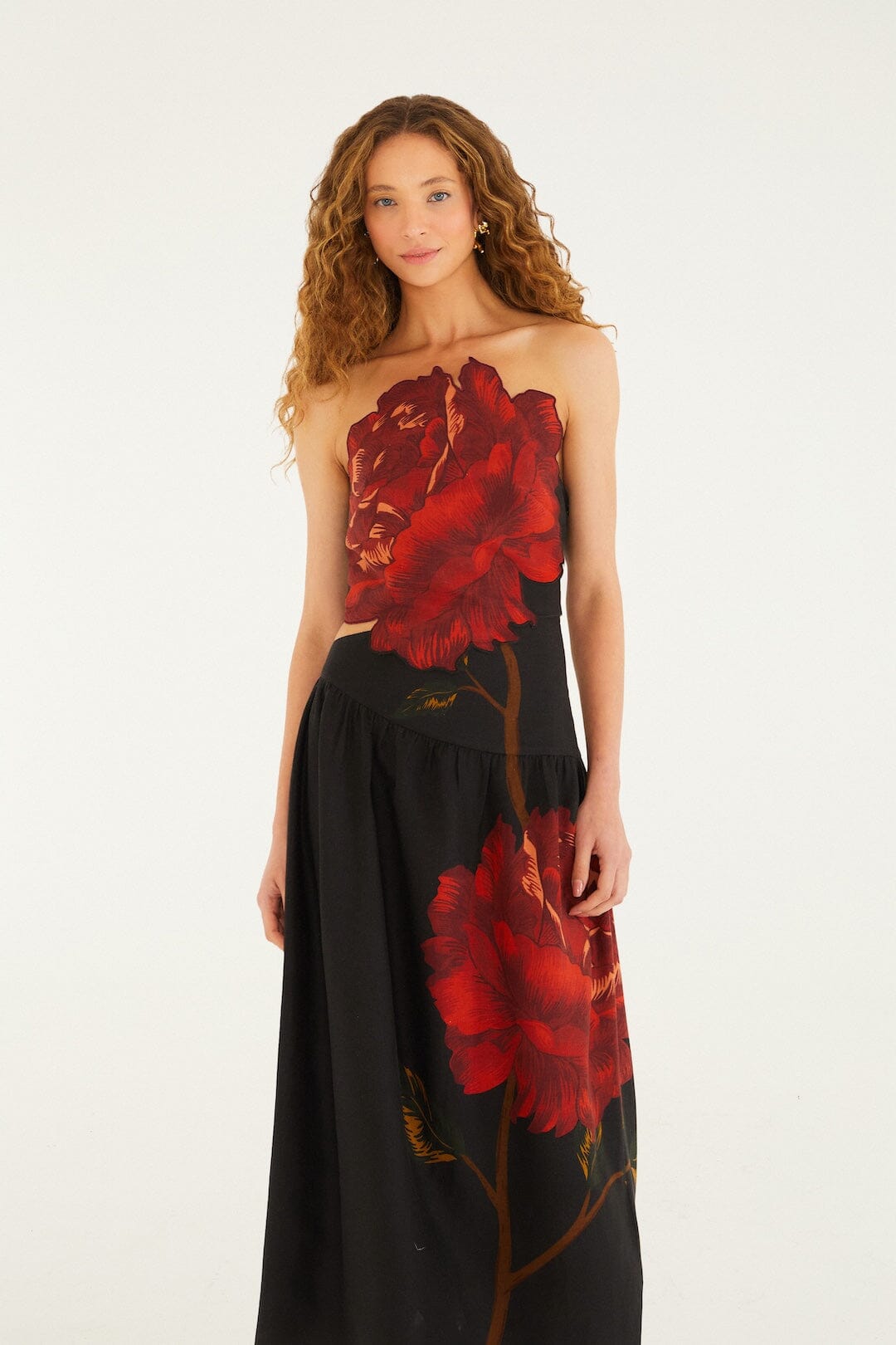 Black Rosalia Artisanal Midi Dress