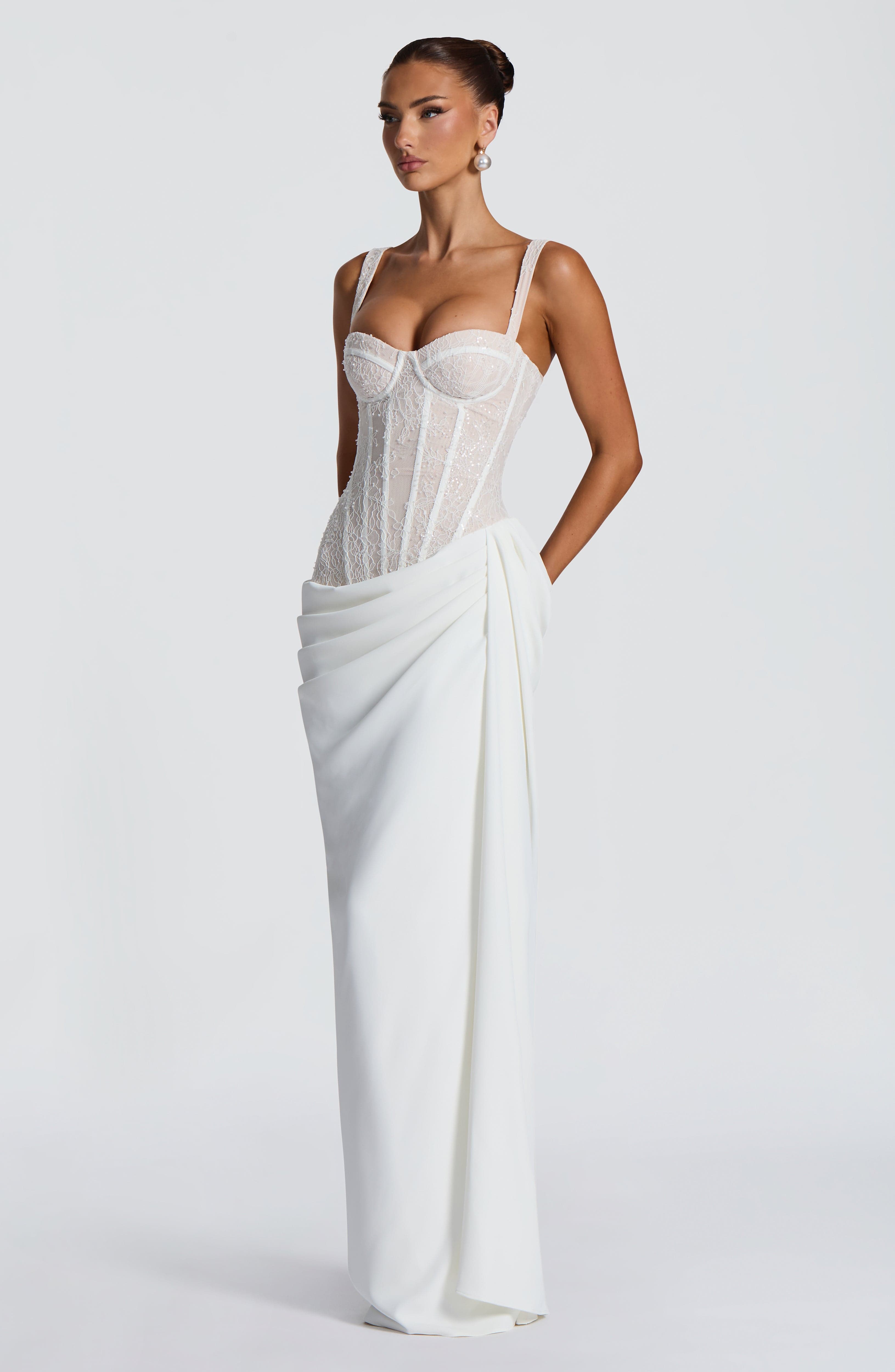 Seren Maxi Dress Ivory
