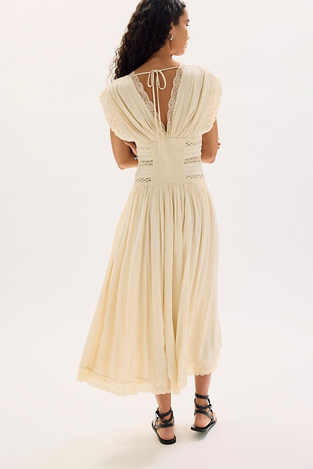 Swimming Across The Sky Midi Dress