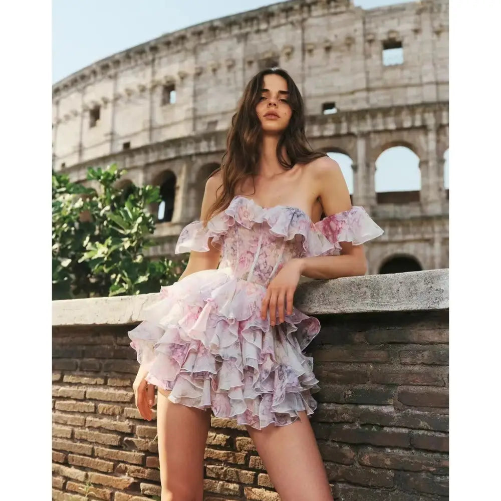 Yvon Viola Mini Dress